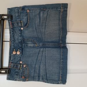 Jean Short Skirt